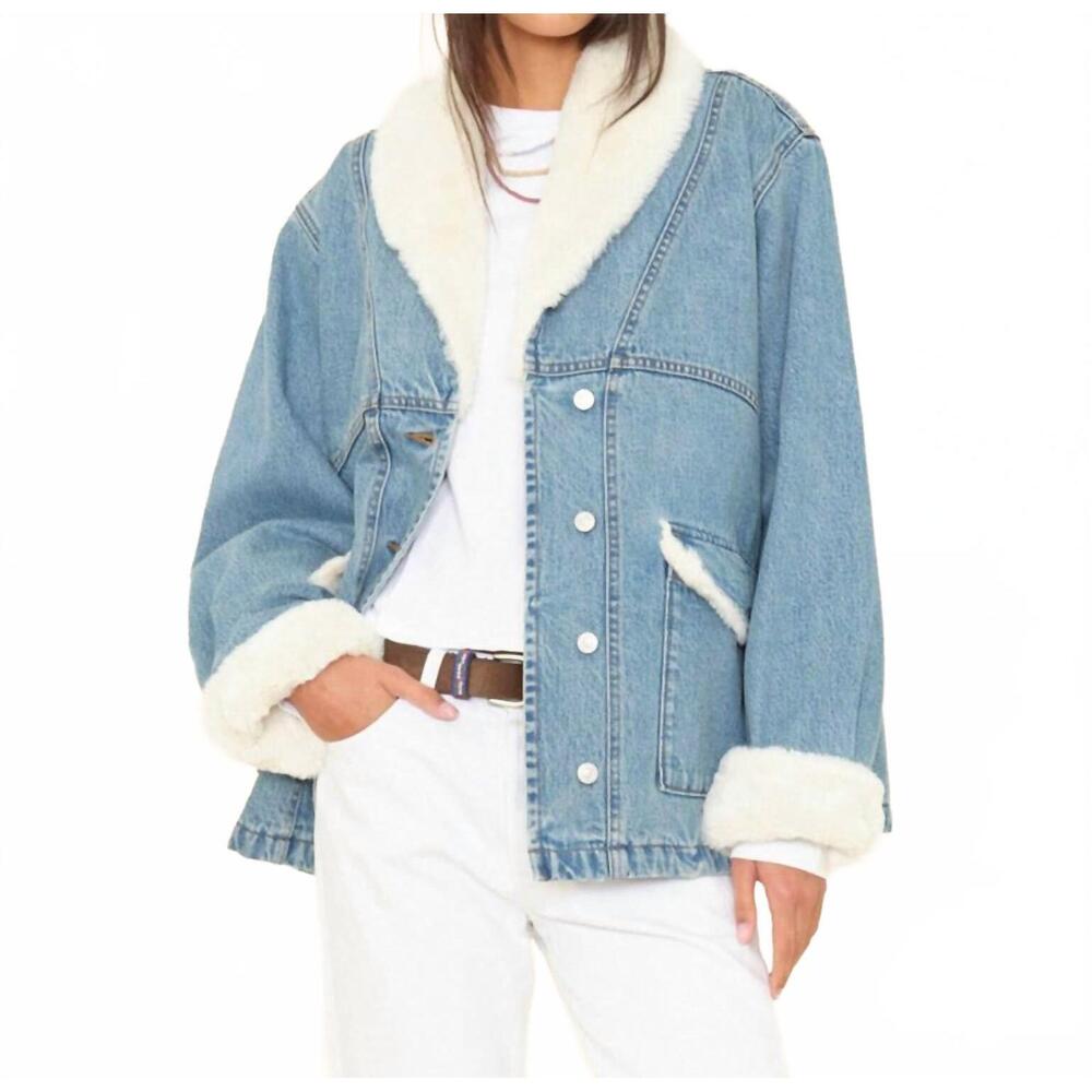 NEW XIRENA edwin jacket in twilight blue